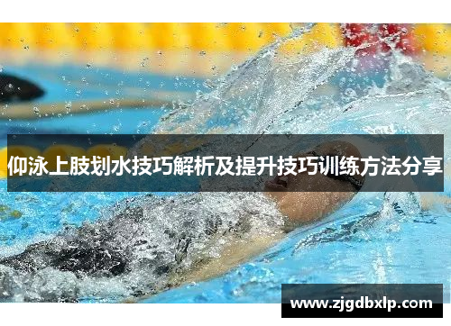 仰泳上肢划水技巧解析及提升技巧训练方法分享